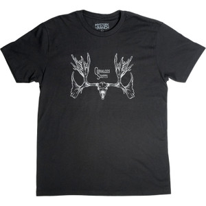 Extinct: Cervalces Scotti T-Shirt - Black (Front)